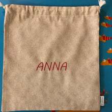 Charger l'image dans la galerie, Pochon Anna en coton écru pailleté