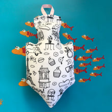 Charger l'image dans la galerie, Toupie-doudou à colorier, thème Paris