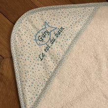 Charger l'image dans la galerie, Cape de bain XXL brodée